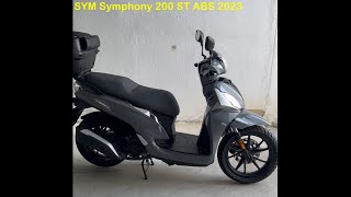 Sym Symphony ST 200i ABS 2023 İnceleme [upl. by Ahsein]