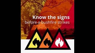 Australian Warning System  bushfires [upl. by Argella]