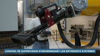 NDT Robotized Non Destructive Testing Large Composites Parts by CILYX [upl. by Ailadi]