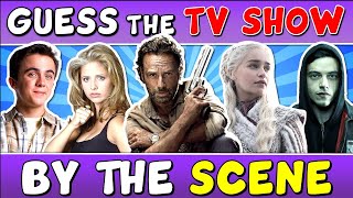 Guess The quotTV SHOW BY THE SCENEquot QUIZ 📺 🔉 CHALLENGE TRIVIA [upl. by Ardnuhsed]