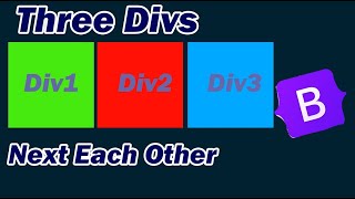 Aligning Divs Side by Side Bootstrap Tutorial [upl. by Evilo38]