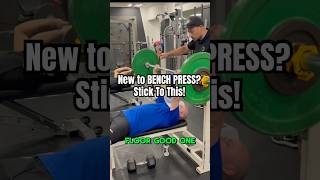 New To Bench Pressing Stick To This fitnesstips benchpress gymworkout [upl. by Bausch]