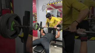 140 kg bench press [upl. by Codee]