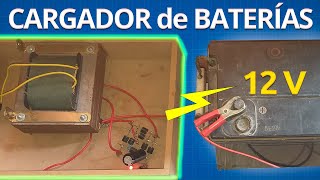 Cómo hacer un CARGADOR de BATERÍAS 12V Casero💡 [upl. by Snah]