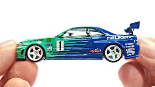 Nissan Skyline GTR R34 FALKEN 164 TIMEMICRO [upl. by Barcot]