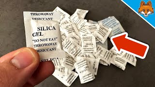 Youll Never Throw Away Silica Gel Packets Again💥INCREDIBLE uses🤯 [upl. by Arodoeht]