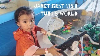 Janet visits tutus’s worldA fun interactive learning place for childrens [upl. by Elleimac]