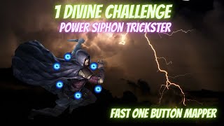 Power Siphon Trickster  1 Div 188c Challenge  PoE 325 Settlers [upl. by Merrile448]