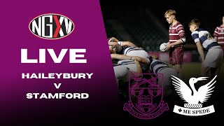 LIVE RUGBY HAILEYBURY vs STAMFORD  SCHOOLS RUGBY [upl. by Anirod937]