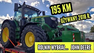 Rolnik Wybrał John Deere 6195R z 2018 roku  AUTOPOWR [upl. by Imyaj860]