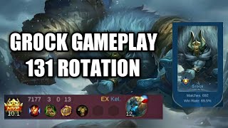 GROCK GAMEPLAY 131 ROTATION [upl. by Jephum696]