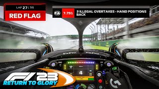 RED FLAG GLITCH RACE START GLITCH F1 23 DRIVER CAREER Part 21 110 AI [upl. by Argent]