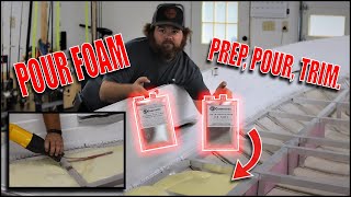 Adding Pour Foam to your Boat Start to Finish Tiffany Build [upl. by Arok620]