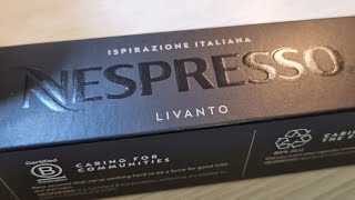 Nespresso Livanto Coffee Unboxing 2024 [upl. by Aleil782]