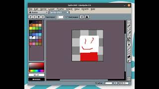LibreSprite  Making a GIF file [upl. by Dualc716]