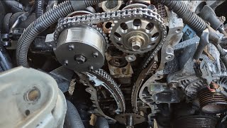 2002 2013Toyota Camry Matrix Rav4 Highlander Lexus 24 Timing Chain Replacement step by step part3 [upl. by Sudderth565]