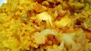 Arroz al horno de bacalao y coliflor [upl. by Rehpotsirk]