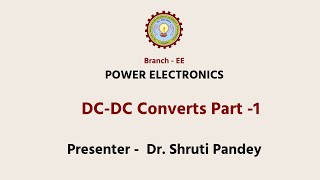 Power Electronics  DCDC Converts Part 1 [upl. by Beryle]