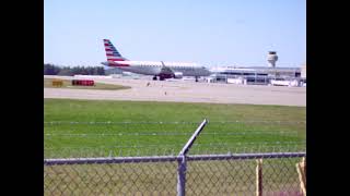 American Eagle Embraer ERJ 170 Takeoff at Manchester Boston Regional Airport 9324 [upl. by Ahsinehs649]