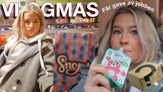 VLOGMAS Dag 17🎄Gave av jobben og plager Dennis [upl. by Rogozen]