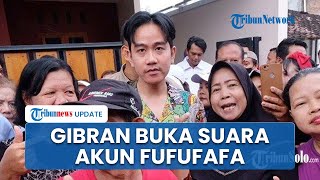 Gibran Buka Suara Akun Kaskus Fufufafa yang Bernarasi Hina hingga Serang Prabowo [upl. by Lucienne]