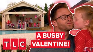 The Busby Quints Celebrate Valentines Day With Their Dad  OutDaughtered [upl. by Gwendolyn]