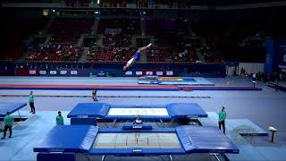 MAKRIS Dimitrios GRE M  2022 Trampoline Worlds Sofia BUL  Q Trampoline Exercise 1 [upl. by Ulita]