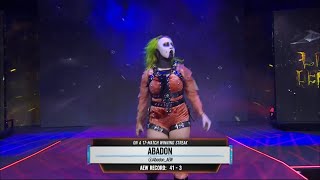 Abadon Entrance  AEW Rampage October 27 2023 [upl. by Gino]