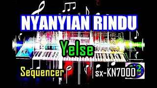 Yelse  Nyanyian Rindu  Nada Rendah Karaoke  sxKN7000 [upl. by Rentschler]