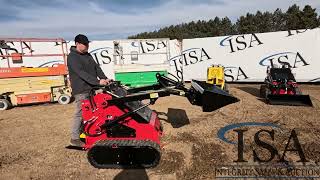 32456  2024 Roda RD380C Mini Skid Steer Will Be Sold At Auction [upl. by Schroer]