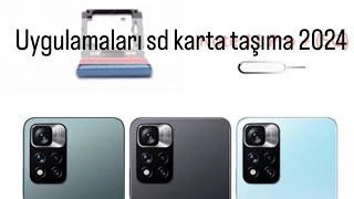 Uygulamaları sd karta aktarma xiaomi oppo yeni 2024 [upl. by Horick]