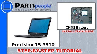 Dell Precision 153510 P48F001 CMOS Battery HowTo Video Tutorial [upl. by Luna]