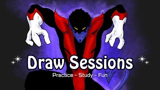 How I Improved My Art A Journey to Better Artistry  Draw Sessions  Live drawing [upl. by Vic865]