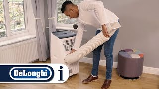 DeLonghi Pinguino  How to set up your De’Longhi portable air conditioner [upl. by Zelle]