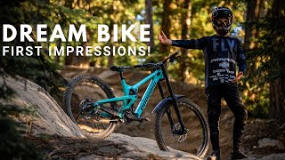 This is my Dream Downhill Bike  Propain Prototype Rage Build and First Test [upl. by Otrevlig997]