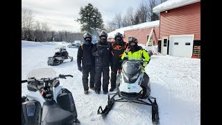 2022 Snowmobiling Trip to Michigans Upper Peninsula [upl. by Tabby860]