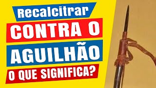 Recalcitrar contra o aguilhão o que significa Referência Bíblica [upl. by Pia]