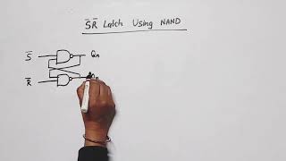 SR latch Using NAND Gate  Set reset latch Using NAND [upl. by Aydni]