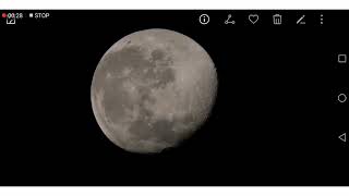 Tomar fotos a la luna con telescopio Sicong y celular Huawei de manera fácil [upl. by Anilatac202]