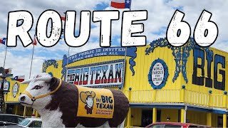 Route 66  Big Mike in Amarillo Texas Where Everythings Bigger [upl. by Adriel995]