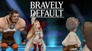 Lets Play Bravely Default Part 4 Boss Battle 1  Gameplay Walkthrough [upl. by Aliekahs309]