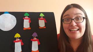 Toddler Storytime  Five Little Penguins with Annamarie [upl. by Maxey]