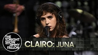 Clairo Juna  The Tonight Show Starring Jimmy Fallon [upl. by Noxid]