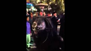 Krampus parade and frighten in St Anton Austria [upl. by Buine]