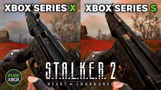 Stalker 2 Xbox Series X Vs Series S  Side By Side Gameplay Comparison [upl. by Htnicayh]