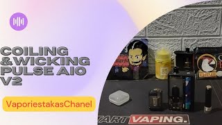 Coiling ampWicking pulse aio v2 rba bawaan seting mretek halus smooth pulseaio Coilmretek aiomretek [upl. by Starkey647]