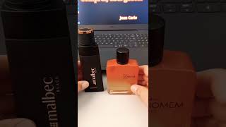 Malbec Black X Homen Tato Natura boticario comparativo perfume [upl. by Etom351]