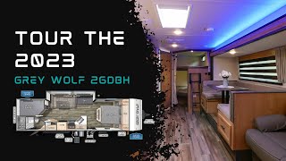 Tour the 2023 Grey Wolf 26DBHBL Travel Trailer [upl. by Antony]