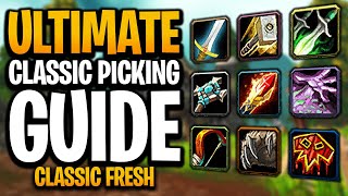 ULTIMATE Class Picking Guide for Classic WoW Fresh Leveling Speed PvE PvP and Difficulty [upl. by Linden]