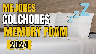 Mejores Colchones Memory Foam México en 2024  🛏 De Espuma Viscoelástica En Caja [upl. by Oeramed]